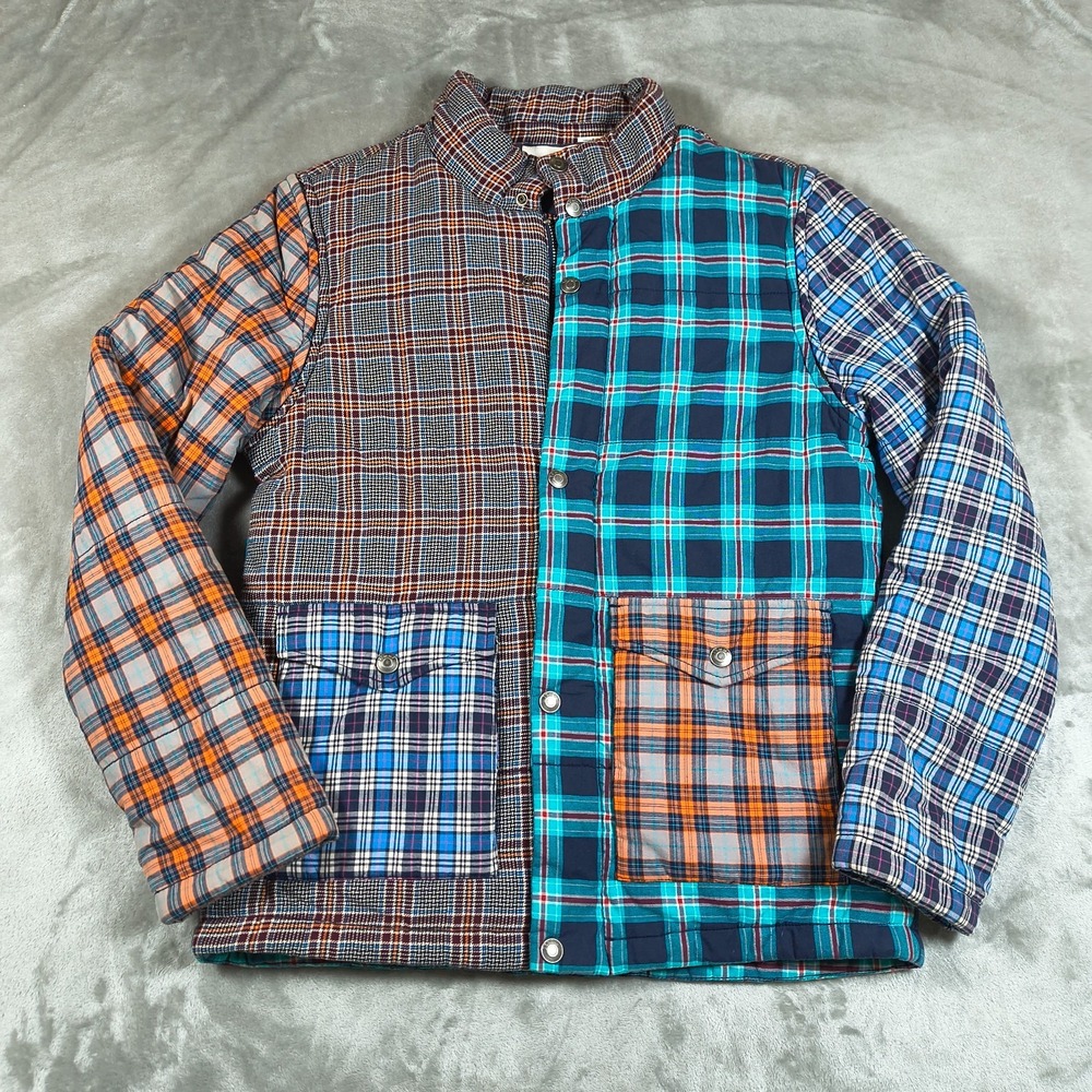 Tommy Hilfiger Multicolor Plaid Puffer Jacket